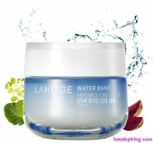 Kem dưỡng ẩm dành cho da khô Laneige Water Bank Moisture Cream Ex